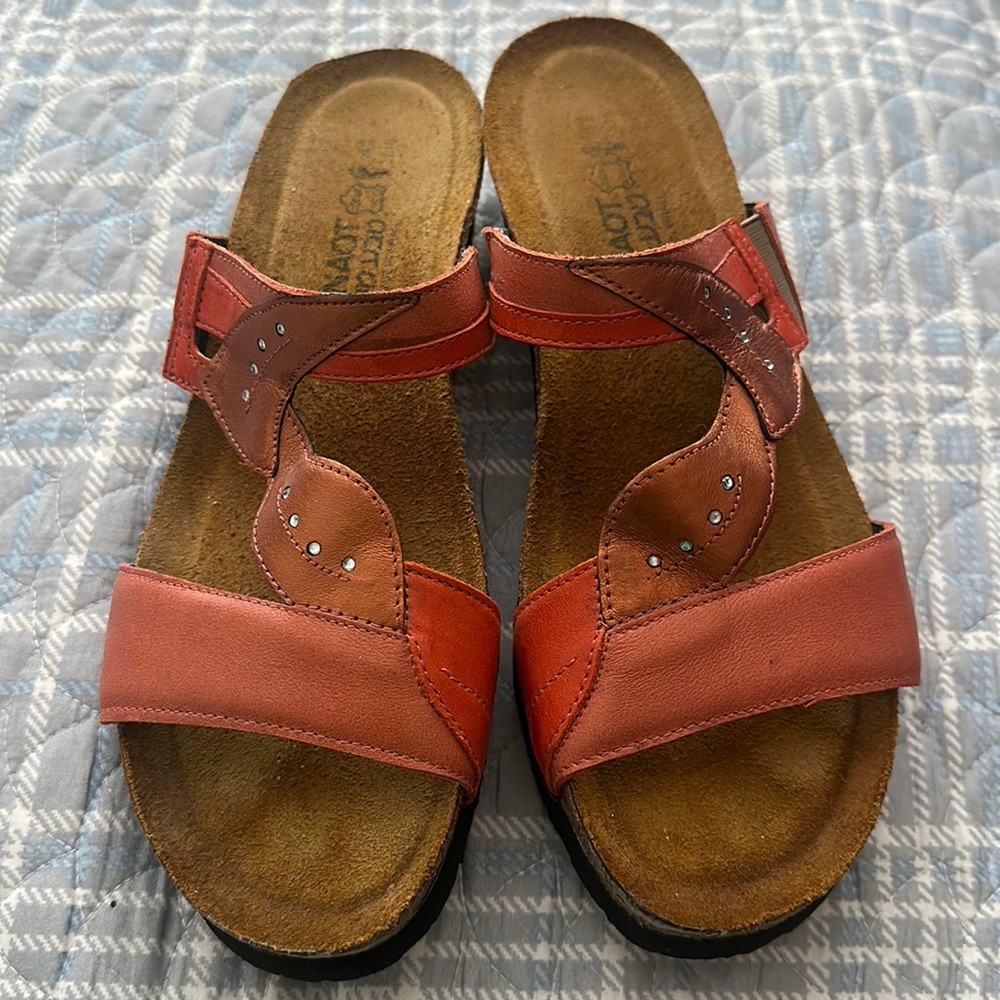NAOT leather slide sandals size 41 us 10.5 (Narrow)